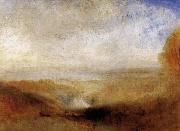 Joseph Mallord William Turner Landscape with a River and a Bay in the Background oil painting
